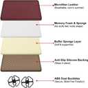 Car Seat Cushion, Thin Seat Cushion 0.78in, Office Chair Cushion, Car Seat Cushions for Driving, Summer Breathable Driver Seat Cushion for Long Sitting Relief, Car Seat Pad(Volcanic Red)