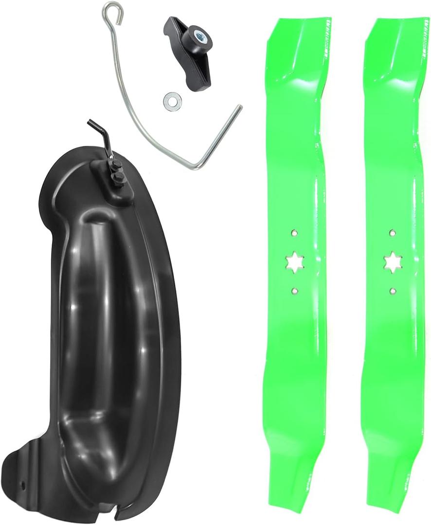 MGWILL 42" Mulching Kit with Blade Compatible with MTD Cub Cdet RZT-42 Troy-Bilt Craftsman 631-05195A, 19A70041, 942-0616, 742-0616