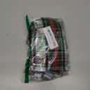 Christmas Plaid Placemats Set of 4, Red White Buffalo Checkered Tartan Winter Thanksgiving Xmas Table Mats for Dining Room Kitchen Table Decor