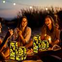 Rossesay 12 Pcs Western Cowboy Centerpieces for Table 3 Size Wild West Cowboy Paper Lantern Boxes Table Ideas Decorations for Western Cowgirl Rodeo Themed Party Decor Birthday Supplies Decorations