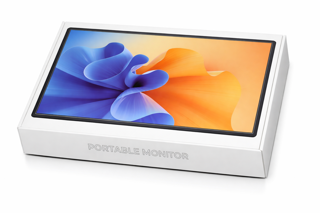 AYY Portable Monitor 15.6inch 1080P FHD - USB-C/HDMI Computer Display, HDR IPS Gaming Monitor Compatible with Laptop PC MAC Phone PS4 Xbox Switch, w/Smart Cover, Dual Speakers