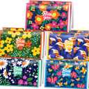 Outus 10 Pack Bless You Travel Pocket Tissues 3 Ply Small Floral Facial Tissues Individual 80 Sheets Christian Bible Verse Gift for Religious Favor Homeless Care Holiday Supplies