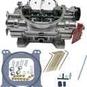 1406 Performer 600cfm 4BBL Carburetor AFB-style Square Bore Compatible with Silverado Corvette Mustang Mercury GMC Pickup Truck Carburetor with Electric Choke Replacement For Edelborck 1406 Carb