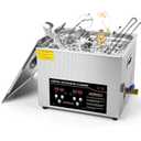Ultrasonic Cleaning Machine 15L Digital Ultrasonic Parts Cleaner with Timer 40kHz SUS 304 Stainless Steel Lab Sonic Cleaner for Professional Tools,Metal Parts,Jewelry,Eyeglasses