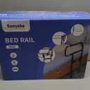 Sangohe Heavy Duty Bed Rails for Senior & Elderly and People Falling Out of Bed - Foldable Bed Assist Handle - 504E