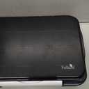 Fullicon Daily Travel Moisture Proof Pill Case with 12 Extra Large Compartment, Pill Organizer with 3 Secured Buckles, Large Supplement Box for Vitamin with Removable Dividers (Black)