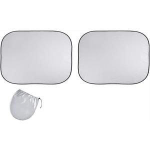 EzyShade Windshield Sun Shade for Jeep with Shield-X Reflective Technology. See Vehicle Size-Chart. Foldable 2-Piece Car Sunshade for Jeep Wrangler, Gladiator, Renegade, FJ Cruiser. X-Small Size