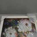 Flowers with Moderne Blanc Frame, 10.75" x 12.75"