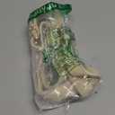 Soft Corduroy Dog Collar and Leash Set Adjustable Durable Wedding Dog Collars with Metal Buckle and Lead for Medium Dogs,Beige