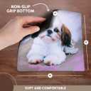 3dRose LLC 8 x 8 x 0.25 Inches Pretty Little Flower by Angle and Spot Mouse Pad (mp_11244_1)