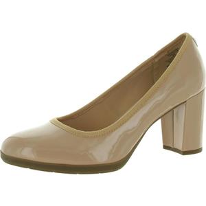 Anne Klein Womens Castana Flex Fit Block Heels (9, Nude)
