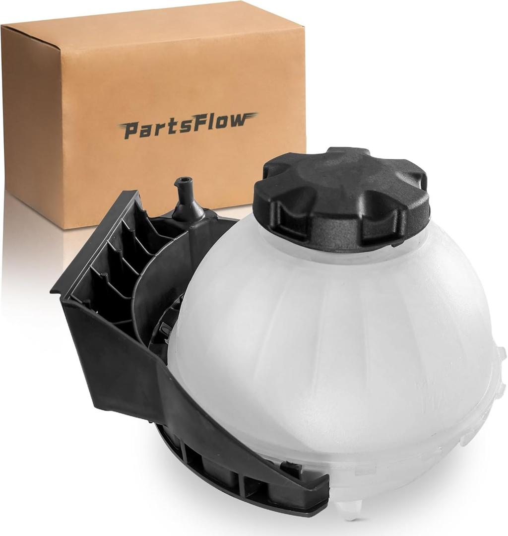 PartsFlow Coolant Reservoir Tank W/Cap Compatible With 2011-2016 BMW 320i/320i xDrive/228i/228i xDrive/328i/328i GT xDrive/328i xDrive/428i/118i/125i 17137609469 17137642158