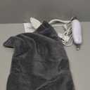 Calming Heat Massaging Weighted Heating Pad by Sharper Image- Weighted Electric Heating Pad with Massaging Vibrations, 9 Settings- 3 Heat, 6 Massage- 18 Relaxing Combinations, 12 x 24, 4 lbs