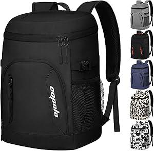 Capolo Cooler Backpack 30/45 Cans, Insulated Thermal Bag Beverage Soft Cooler Lunch Camping Travel Picnic Hiking for Men Women