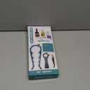 Otstar Jar Opener & Bottle Opener Set for Weak Hands - Multi-Function Kitchen Opener Tool for Seniors with Arthritis, Elderly - Includes Jar Lid Gripper Pad, Corkscrew Opener (Blue and Grey)