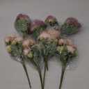 Geosar 8 Bundles Artificial Peonies Flowers Fake Silk Peony Bouquet Faux Peonies Flowers Bulk for Decoration Vase Floral Arrangements Wedding Party Table (Dusty Pink, Dusty Rose)