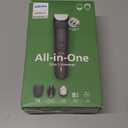 Norelco Philips All-in-One 3000 Series 13 in 1 Trimmer for Men, Beard Trimmer & Head Hair Clipper, Full Metal Self-Sharpening Blades & 8 Length Settings, MG3939/50 (Black)