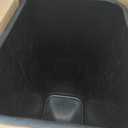 Amazon Basics Rectangular Plastic Office Wastebasket, Easy to Clean, 10 Gallon, Black, 2-Pack