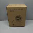 Air Circulator Fan for Bedroom, 13" Table Fan with Remote, 90 Oscillating & 120 Tilt, 60ft Strong Airflow, Quiet 25dB Electric Fan with 4 Speeds, 4 Modes & 12H Timer (Black)