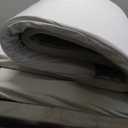 Memory Foam Mattress Topper With Removable Comfort Cover,Size 48x48x1 