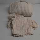 Bedsure Striped Boho Duvet Cover King Size - Tufted Boho Bedding Set, 3 Pieces Shabby Chic Home Bedding for All Seasons, Includes 1 King Duvet Cover & 2 Pillowcases (Light Beige, 104" x 90")