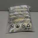 No Hook Shower Curtain with Snap in Liner, Tropical Green Leaf Shower Curtains for Bathroom, Botanical Waterproof Cloth Fabric with See Through Mesh Top Window, 71x74 Inch