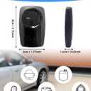 380UT Chamberlain klik5u-bk2 klik3u-bk Garage Door Opener Remote Clicker, 375UT Universal Garage Door Remote for Lift Master Craftsman Genie, Dip Switch (Black 2PC)