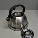 Mr. Coffee Flintshire Stainless Steel Whistling Tea Kettle, 1.75-Quart, Brushed Satin