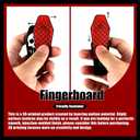 Magnetic Kickflip Fidget Slider Toy for Adults Mini Flip Fingerboard Skateboard with Storage Crat Portable,Office Desk Toys