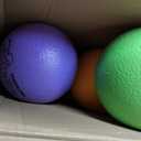 Champion Sports Rhino Skin Dodgeball Set 6 Soft Foam Balls with Durable Coating, 6" or 7" for Gym, Playground Play