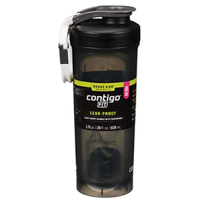 Contigo Fit Leak-Proof Shake & Go Mixer Bottle 28 oz Sake Color
