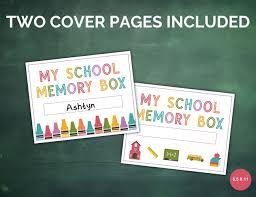 PreSchool Memory Box, Paper and assignment Storage and memory Container
