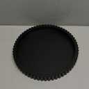 Handmade 12in Decorative Tray for Coffee Table Tray Decor, Black Wooden Decorative Round Tray for Kitchen, Living Room, Home Decor