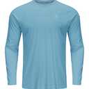 YOVVI Men Swim Shirt Sky Blue (Blue, L)