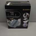 Collapsible Foot Spa Electric Rotary Massage, Foot Bath with Heat, Bubble, Temp Control, and 24 Motorized Shiatsu Massage Balls, Pedicure Foot Spa Tub for Stress Relief (Black)