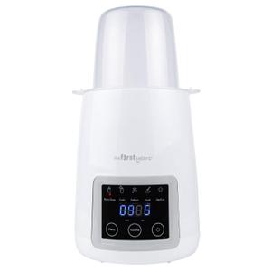 The First Years Gentle Warmth Digital Baby Bottle Warmer - Bottle Warmer for Breastmilk, Baby Formula, and Baby Food - Includes Milk Warmer, Basket, and Cup - White