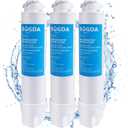 BOGDA Water Filter Fit for EPTWFU01 Frigi-Daire Replacement 3 count, Compatible with Pure-Source Ultra 2, EWF-02, 012505454226, 4562222, Multiple Filtration and Drink Clear, White