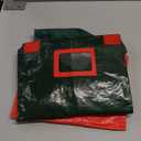 Christmas Wreath Storage Bag, 2 Pack 24" Xmas Wreath Storage Container, Garland Holiday Artificial Wreath Storage Holder with Heavy Duty Handles