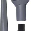 for Shark Crevice Tool & 360 Rotating Vacuum Dust Brush with Hose Adapter for Shark Navigator NV350 NV352 NV355 NV356E, Rotator NV500 NV501 Series - Universal 1-3/8" Vacuum Attachments, Grey