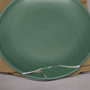 AmorArc Ceramic Dinnerware Sets for 4, 12 Pieces Handpainted Plates and Bowls Set, Scratch Resistant Stoneware Dishes Set, Dishwasher & Microwave Safe, Jade Green