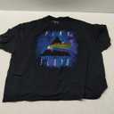 Liquid Blue Men's Plus-Size Pink Floyd Dark Side Space Short Sleeve T-Shirt 4XL