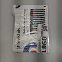 maxtek Magnetic Whiteboard Markers - 12 Count Colorful Fine Tip Dry Erase Markers with Eraser for Kids, Low Odor Thin Markers for Calendar Boards