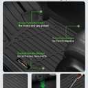 Floor Mats Custom for Dodge Hornet 2026 2025 2024 2023 GT/GT Plus Cargo Liner with Backrest Mat All Weather TPE Rubber Full Set Floor Liners Trunk Mat for Hornet Automotive Accessories, Black