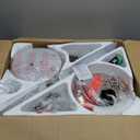 Modern Ceiling Fans with Lights - 42 inch Brushed Nickel Ceiling Fan with Light and Remote, Reversible DC Motor, 6-Speed Quiet 3CCT LED Dimmable for Bedroom, Indoor and Outdoor, Patios, ETL Listed