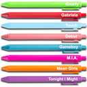 Kpop Gifts Merch Inspired by KATSEYE, K pop Gel Pens, Cute Office Supplies for Music Fans, Aesthetic Music Birthday Party Favors for Girls