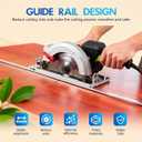 Adjustable Stainless Steel Positioning Calipers & Cutting Guide for Circular Saws and Hand Saws - Precision Wood Cutting & Measurements (Silvery White)
