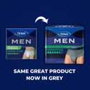 TENA Men Incontinence Underwear, Maximum Plus Absorbency, Adult Diapers, Large/X-Large (Waist Sizes 44in-64in), 56 Count (4 packs of 14)