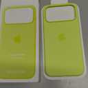 Apple iPhone 17 Pro Max Silicone Case with MagSafe and Camera Control: Lightweight Phone Case, Wireless Charging Compatible, Smooth Matte Finish; Neon Yellow