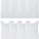 Fruit of the Loom Men's Sleeveless Tag Free Moisture Wicking Tank A-Shirt (White, XL)