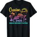 Cruise Squad 2025 Family Friends Vacation Matching Group T-Shirt (Small, Black)